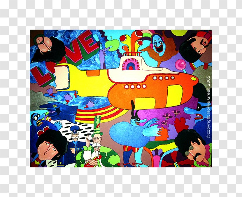 The Beatles Yellow Submarine Art Film Song Transparent PNG