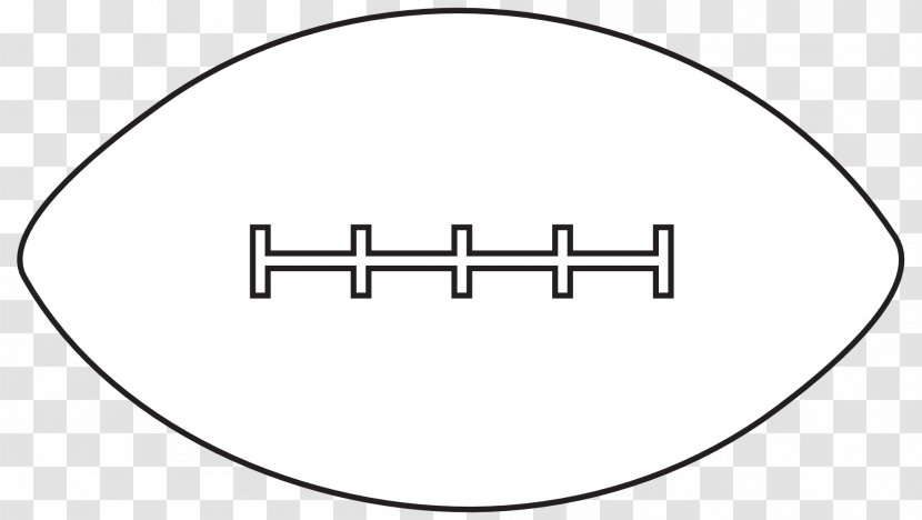 White Brand Font - Black - Football Line Drawing Transparent PNG