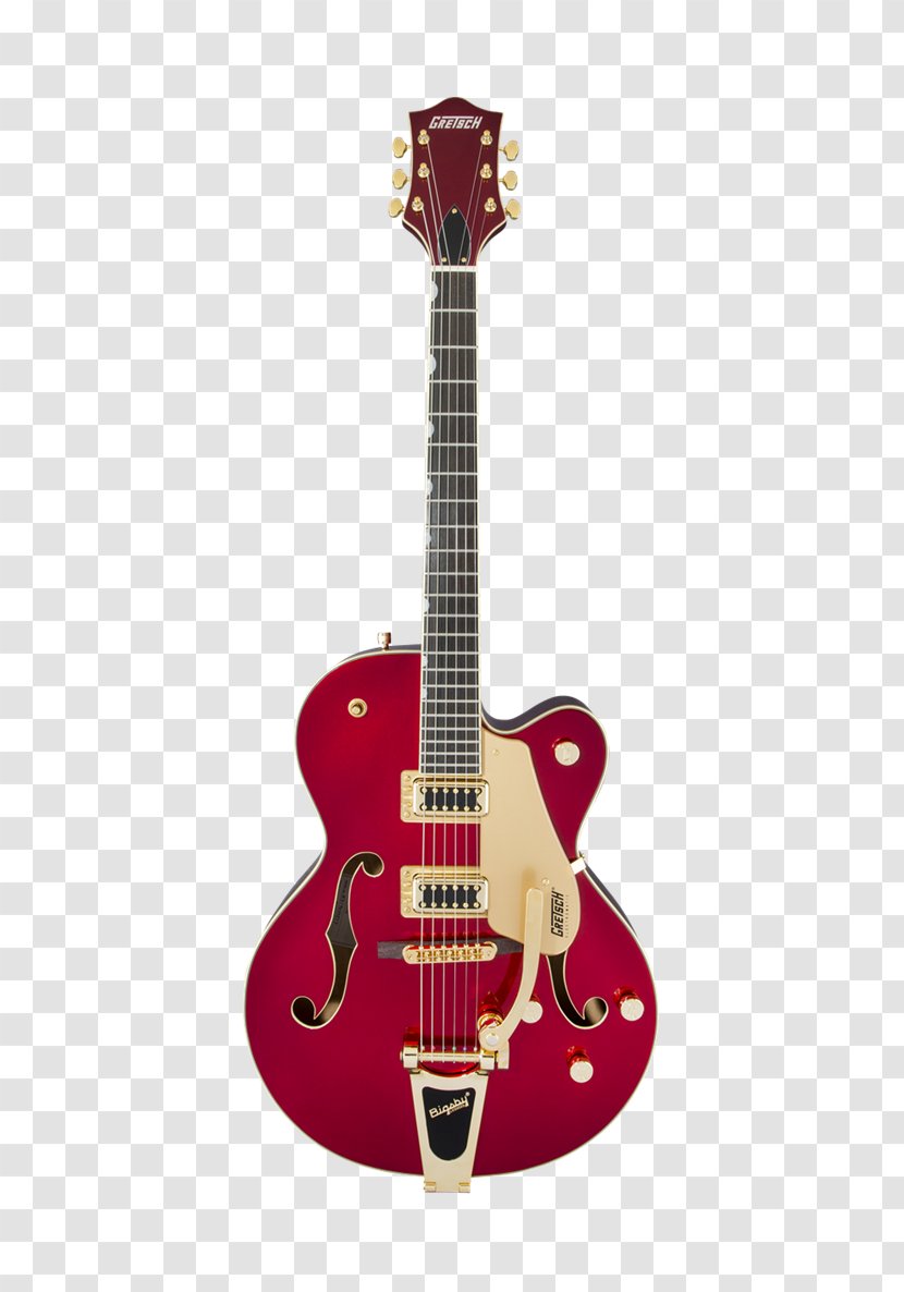 Gretsch G5420T Electromatic G5622T-CB Electric Guitar - Plucked String Instruments - Hollow Body Red Transparent PNG