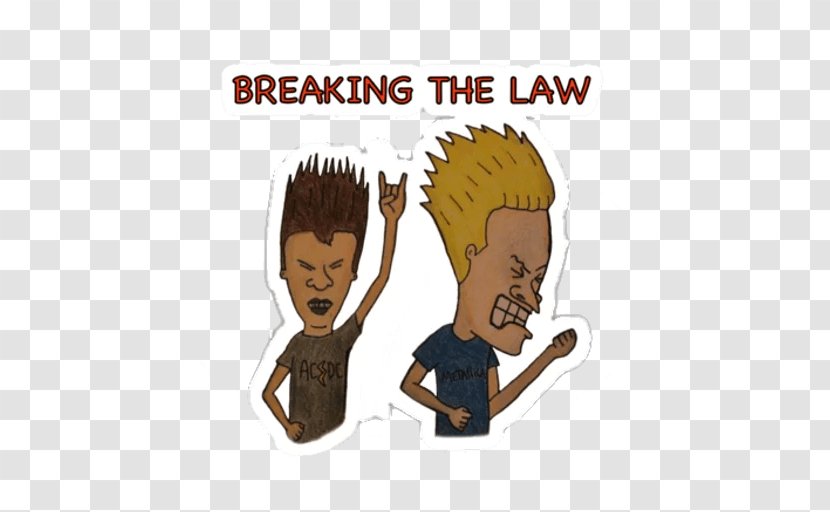 Beavis And Butt-Head Sticker Animation - Hand Transparent PNG