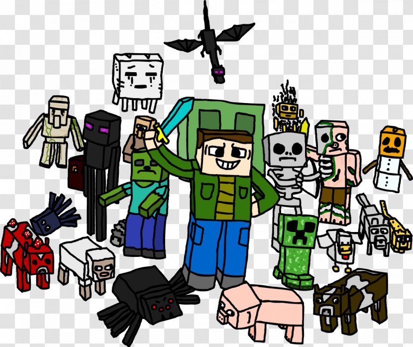 Minecraft Creeper Mob - Frame - Mine-craft Transparent PNG