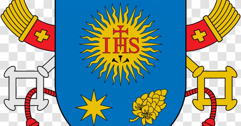 Apostolic Palace Holy See Coat Of Arms Pope Francis Chrystogram - Yellow - Quaresma Transparent PNG