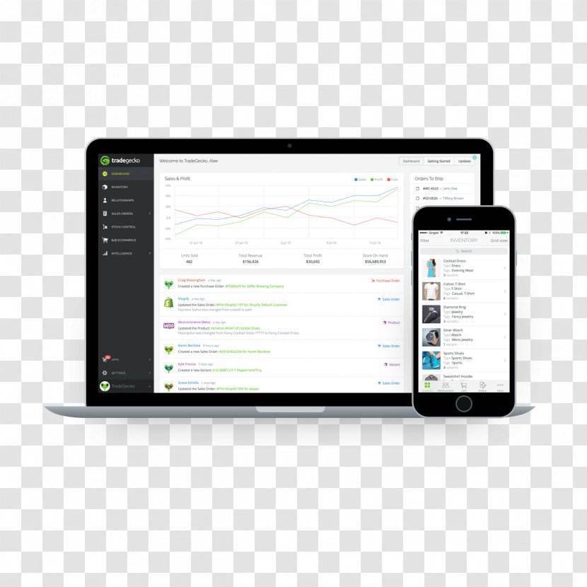 Smartphone Computer Software TradeGecko Inventory Management Business - Mobile Phones Transparent PNG
