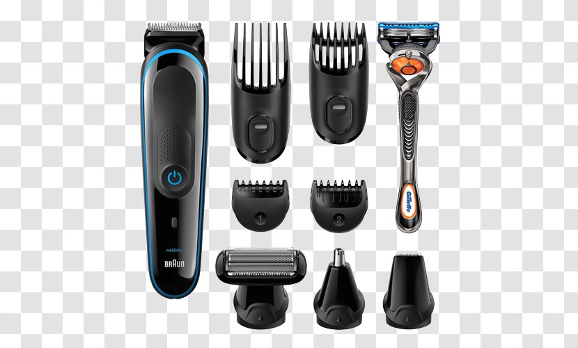 Hair Clipper Braun Body Grooming Comb Shaving - Electric Razors Trimmers - Gillette Razor Transparent PNG