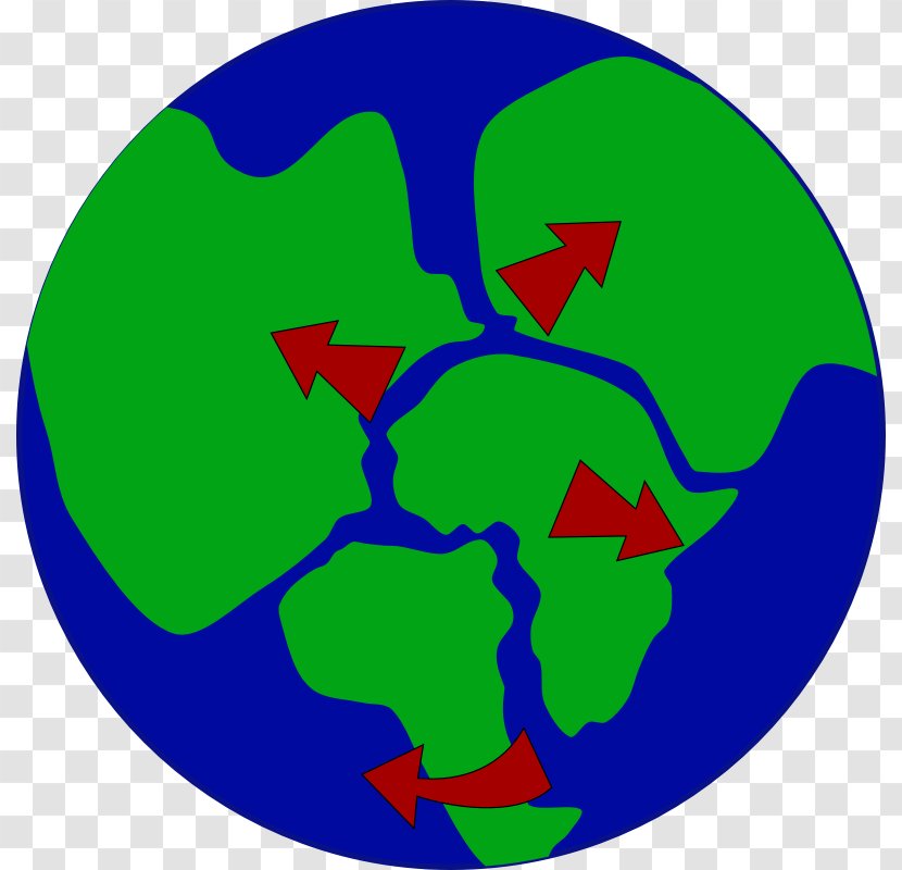 Pangaea Continental Drift Plate Tectonics Seafloor Spreading - Continent - Geography Images Transparent PNG