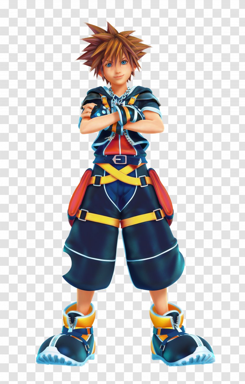 Kingdom Hearts III Birth By Sleep PlayStation 4 Sora - Watercolor Transparent PNG