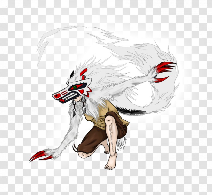 Vertebrate Legendary Creature Mammal - Fictional Character - Great White Wolf Transparent PNG