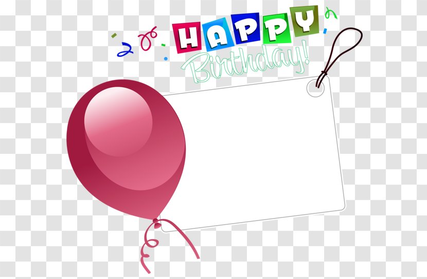 Birthday Cake Happy To You Sticker Clip Art - Anniversary - Balloons Border Decoration Notices Transparent PNG