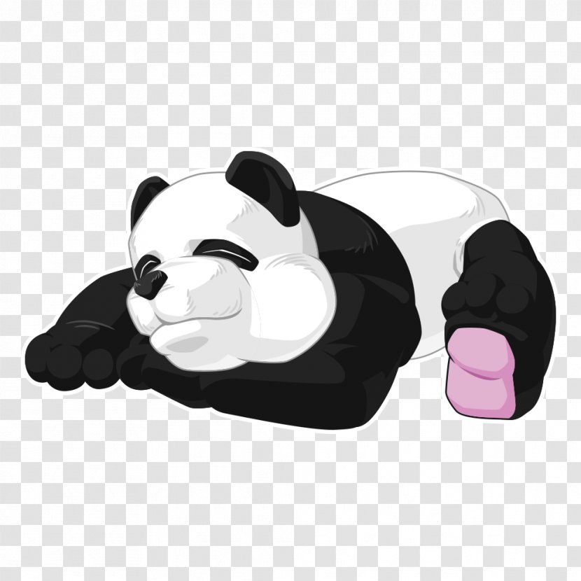 Giant Panda Royalty Free Illustration Illustrator Sleeping Transparent Png