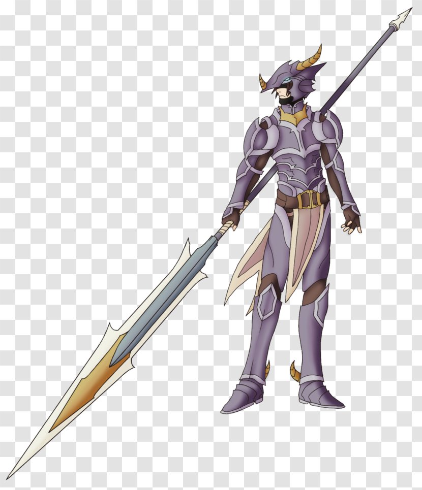 Dante Aran Earthra Dragoon Lance Spear - Armour - Anyone Transparent PNG