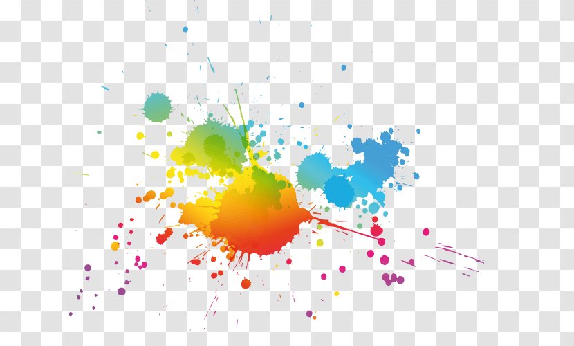 Watercolor Painting Ink - Sky - Color Splash Transparent PNG