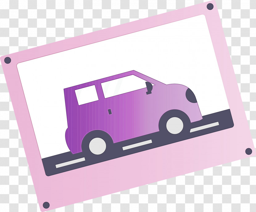 Pink Vehicle Transport Car Transparent PNG