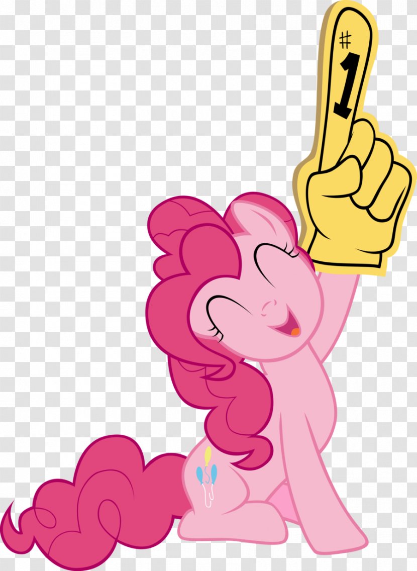 Pinkie Pie Rarity Big McIntosh Applejack Pony - Silhouette - Pinky Finger Transparent PNG