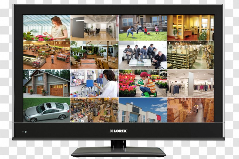 Wireless Security Camera Closed-circuit Television Alarms & Systems Surveillance - Computer Monitor Transparent PNG