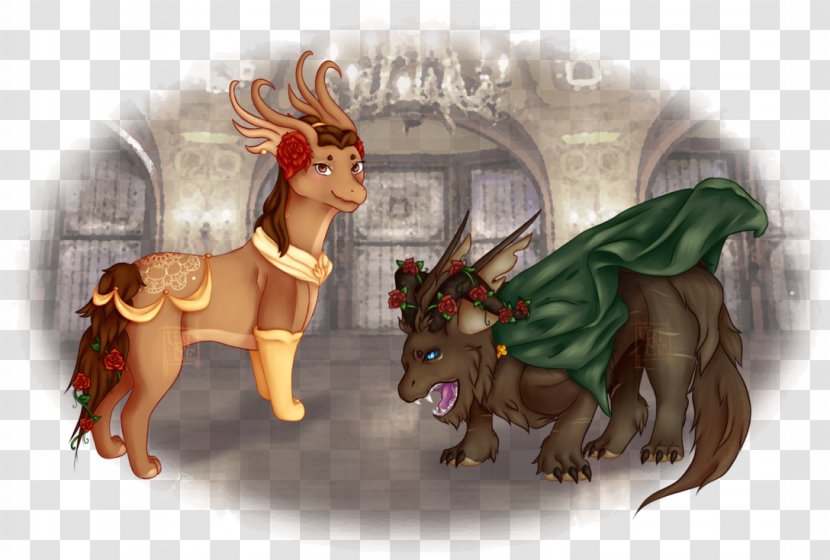 Reindeer Horse Antler - Mythical Creature - Be Our Guest Transparent PNG