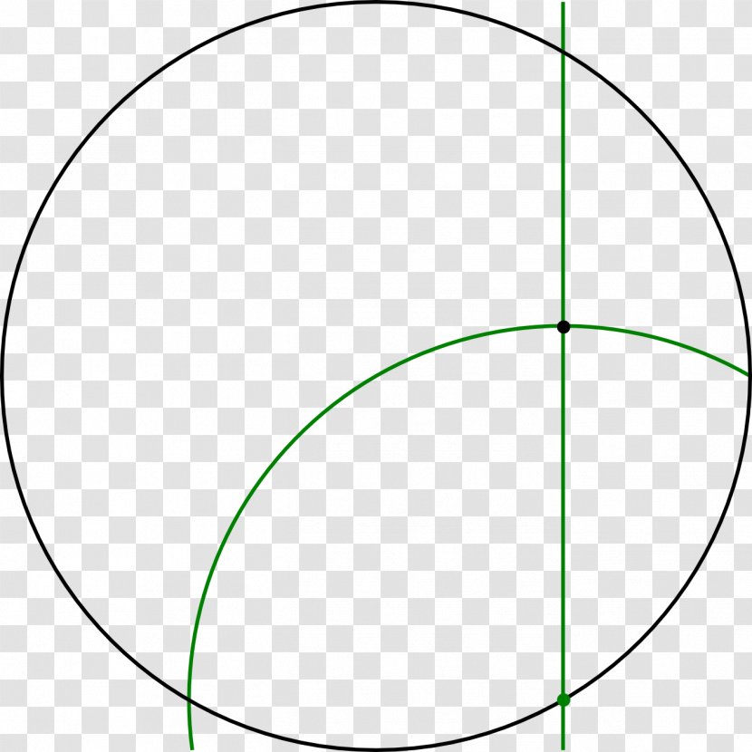 Circle Central Angle Arc Point - Regular Polygon - Horizontal Line Transparent PNG
