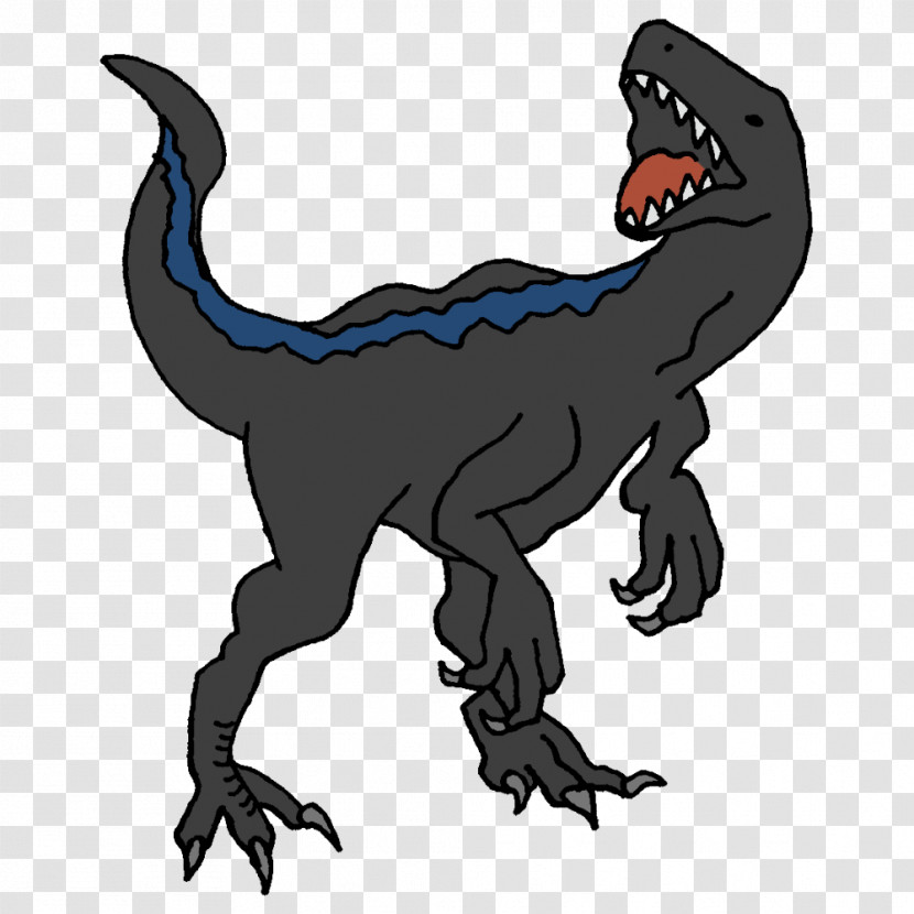 Tyrannosaurus Velociraptor Velociraptor Standing Extinction Tail ...