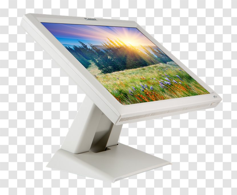 Computer Monitors Touchscreen Planar PT1745R Systems Display Device - Screen Angle Transparent PNG