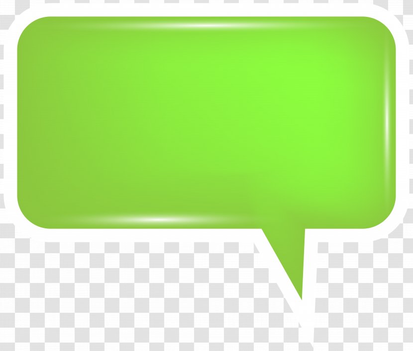 Rectangle Green - Yellow - Bubble Speech Transparent Clip Art Image Transparent PNG