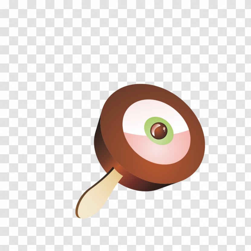 Chocolate Ice Cream Pop - Vector Transparent PNG