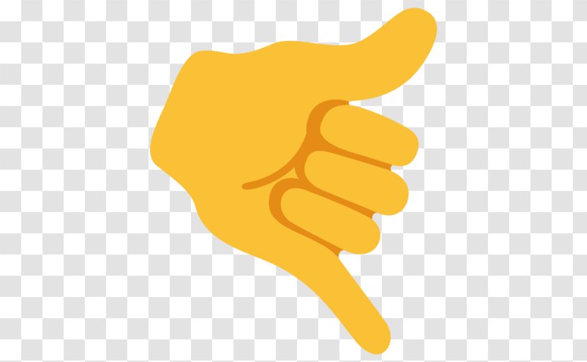 Emojipedia Shaka Sign Thumb Hand - Android - Emoji Transparent PNG