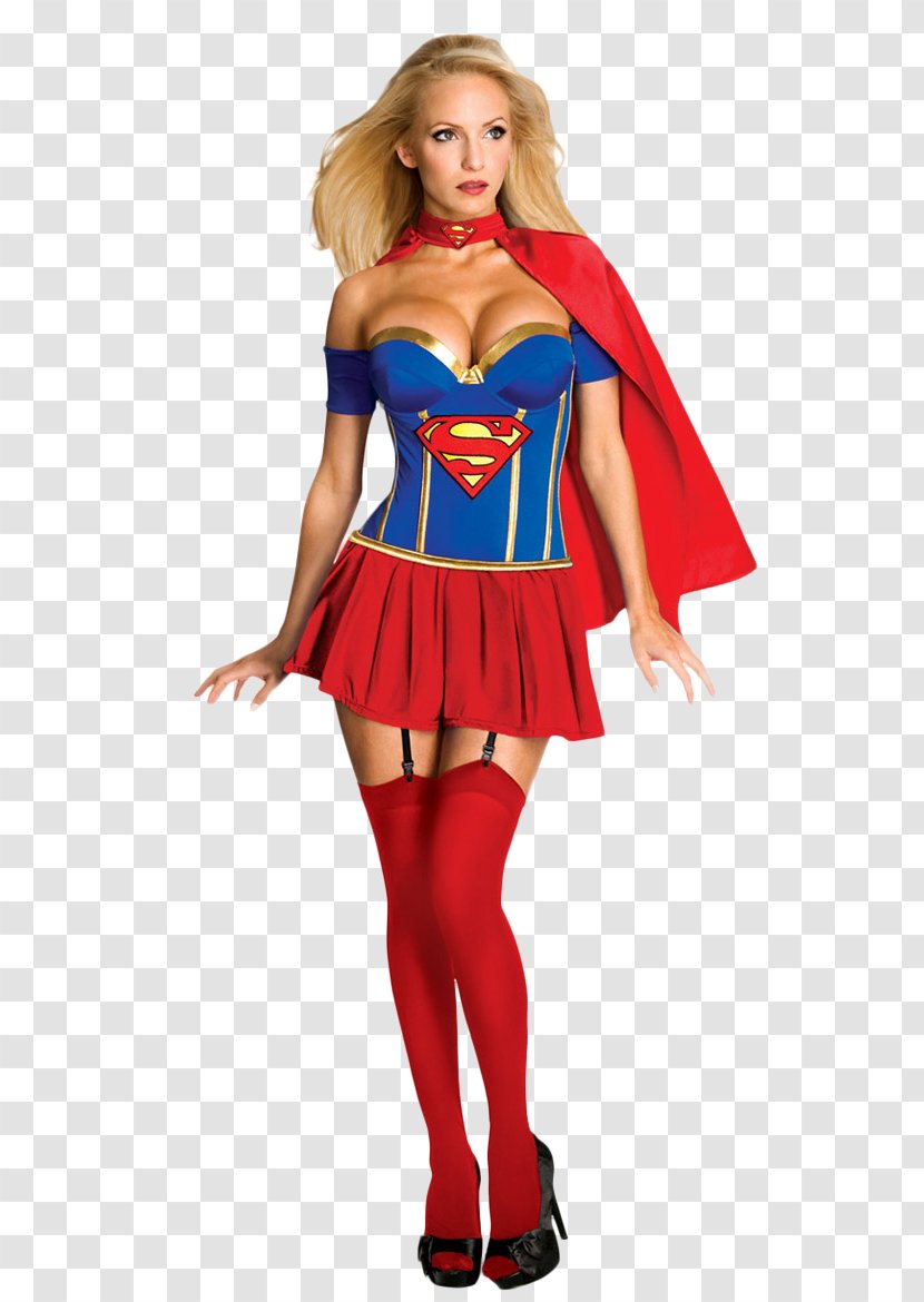 Supergirl Halloween Costume Woman Corset - Clothing Transparent PNG