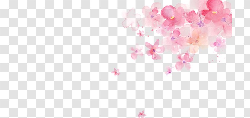 Paper Watercolor Painting Art Petal - Symmetry - Cherry Blossoms,petal Transparent PNG