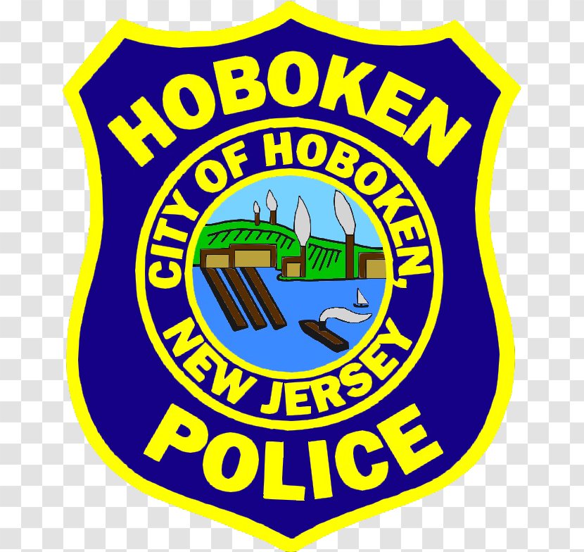 Hoboken Police Department Officer Badge Detective - Text - Car Chase Transparent PNG