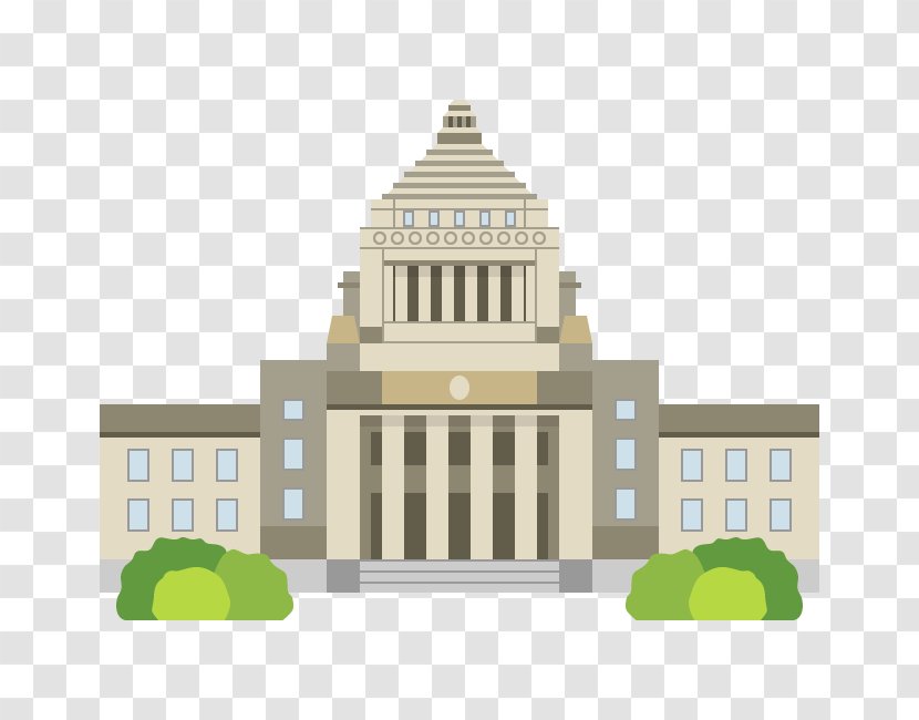 National Diet Building Of Japan Architecture - Real Estate - Lemon Frame Transparent PNG