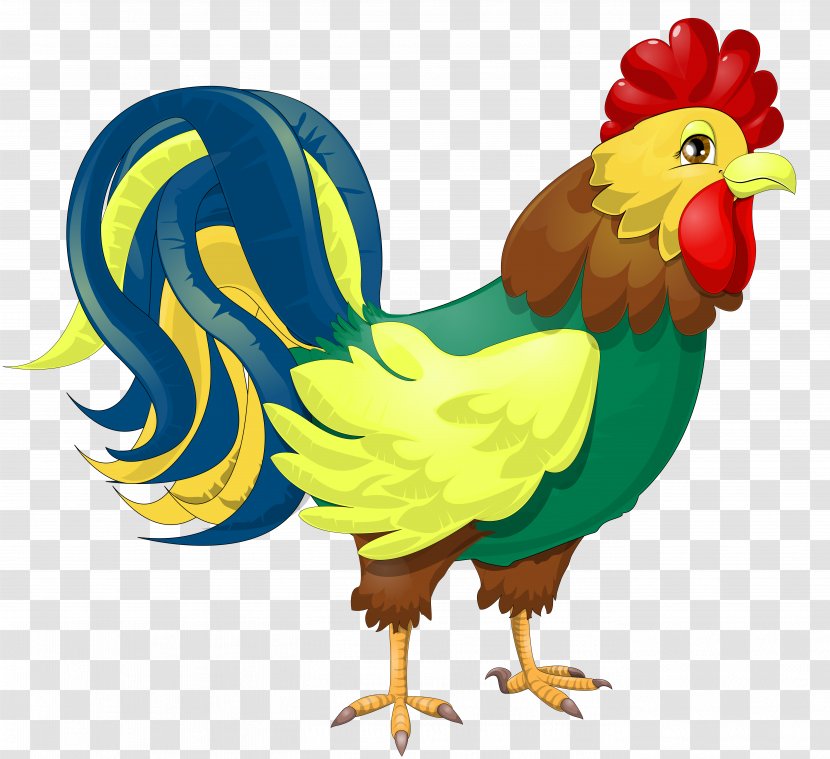 Rooster Chicken Clip Art - Livestock - Cock Transparent PNG