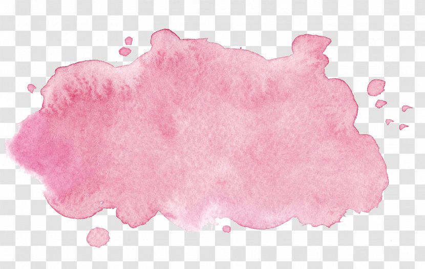 Company Petal Website - Water Pink Ink Painting Transparent PNG