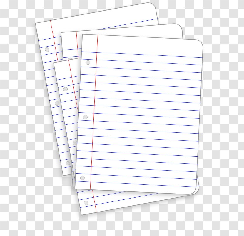 Ruled Paper Notebook Clip Art - Scalable Vector Graphics - Lined Clipart Transparent PNG