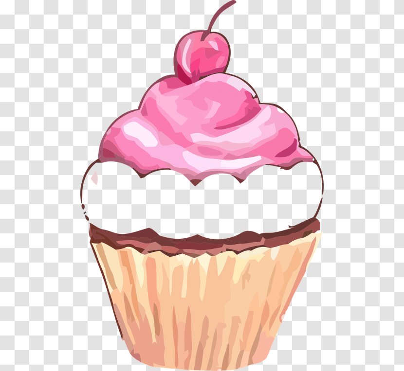 Clip Art Openclipart Free Content Cupcake - Toppings - Tortas Button Transparent PNG