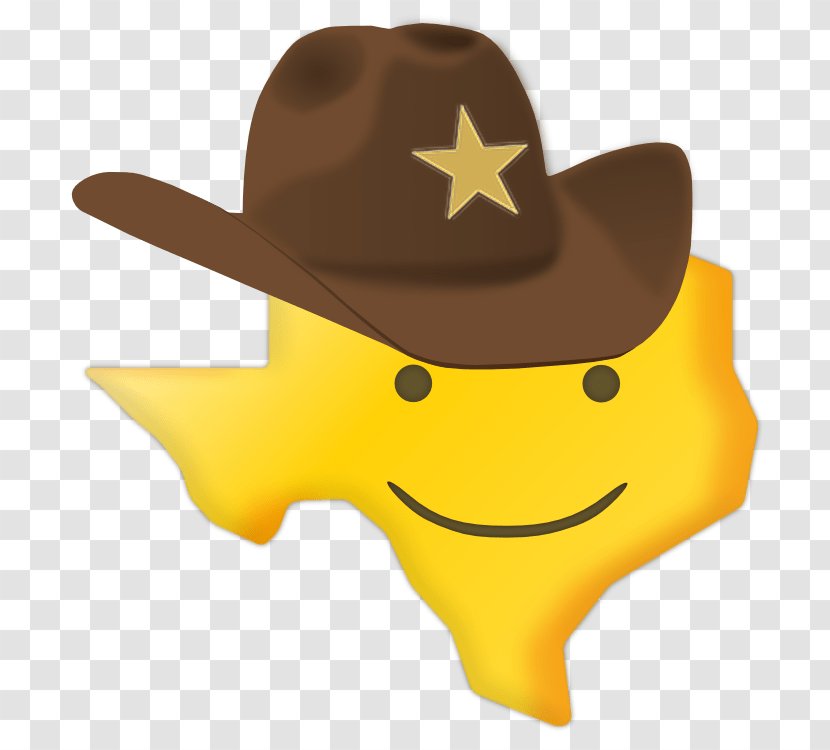 Cowboy Hat Smiley Texas Emoji Sticker - Character Transparent PNG
