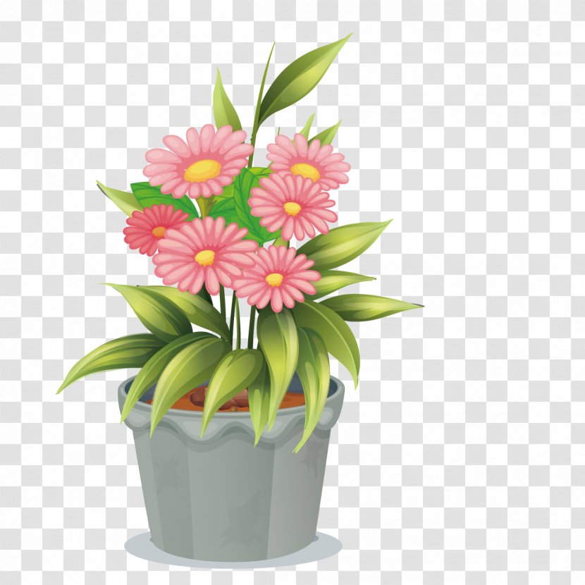 Transvaal Daisy Flower Euclidean Vector Illustration - Floral Design - Gerbera Transparent PNG