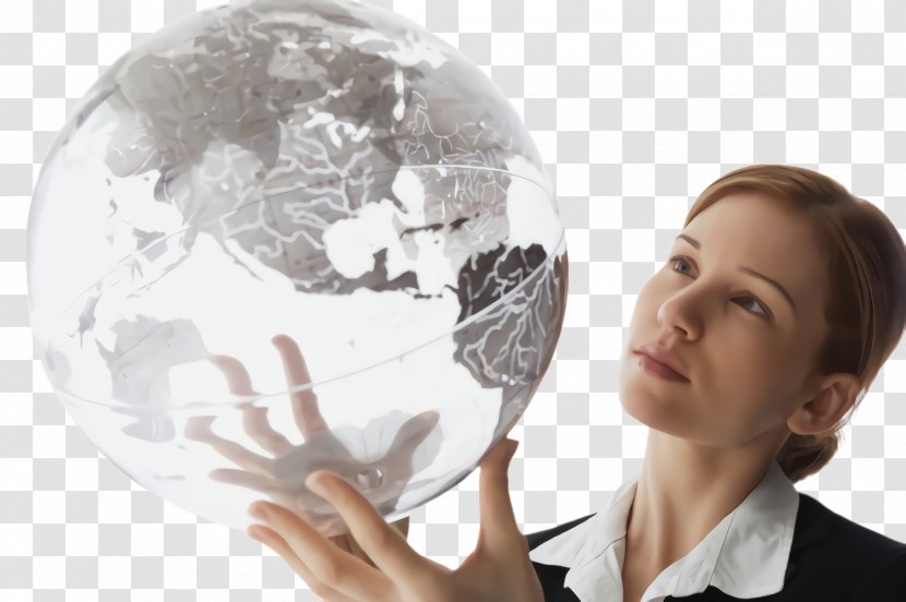 World Hand Globe Earth Gesture - Transparent Material Sphere Transparent PNG