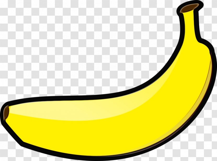 Yellow Banana Family Clip Art Plant - Paint - Cooking Plantain Fruit Transparent PNG