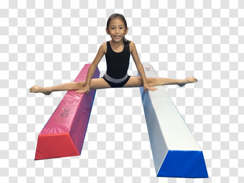 Balance Beam Gymnastics Physical Education Mat Sporting Goods - Tumbling Transparent PNG