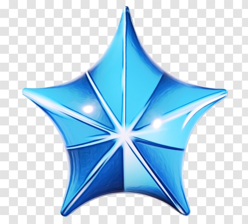Blue Star - Paint Transparent PNG
