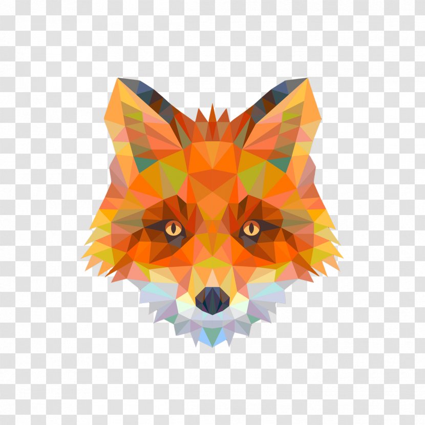 Geometry Fox Painting Art - Tree Transparent PNG
