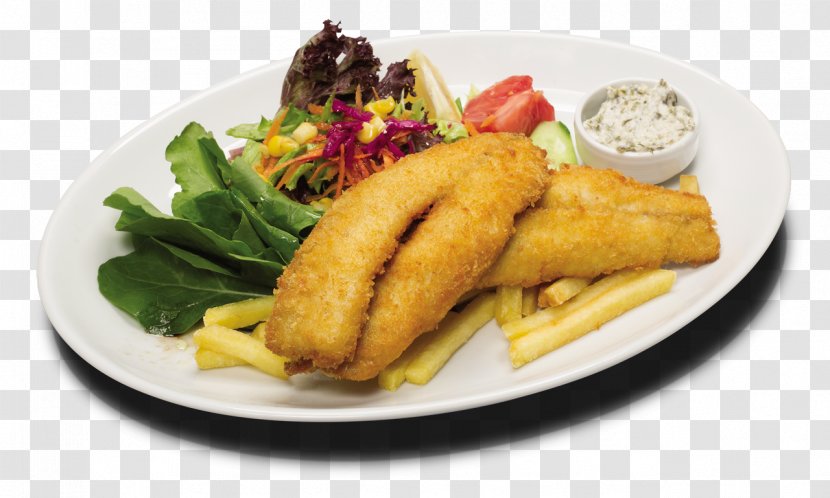 Fish And Chips French Fries Guney Restaurant Fast Food Full Breakfast - Dish Transparent PNG