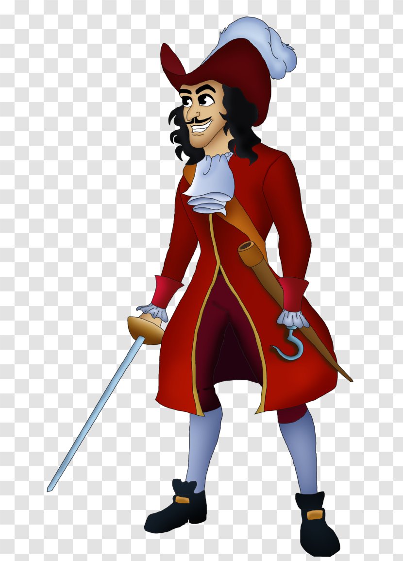 Captain Hook Tinker Bell The Walt Disney Company Drawing Character - Art - Animation Transparent PNG