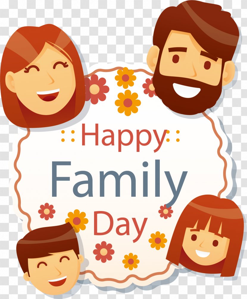Family Day Illustration - International Of Families - Happy Holiday Transparent PNG