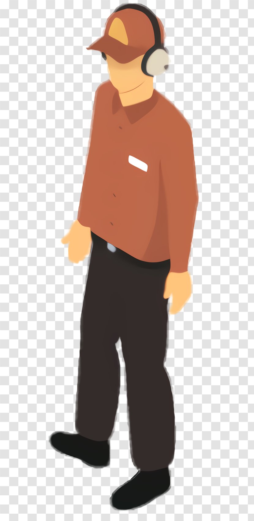 Cartoon Standing - Human - Gesture Transparent PNG