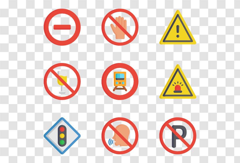 Traffic Sign Warning - Area - Light Transparent PNG