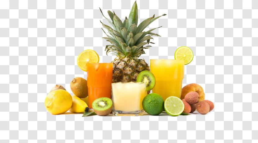 Pineapple Cartoon - Apple Juice - Cocktail Garnish Citrus Transparent PNG