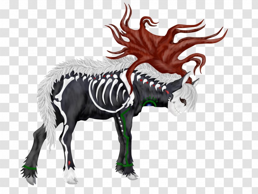 Horse Cattle Cartoon Character - Organism Transparent PNG