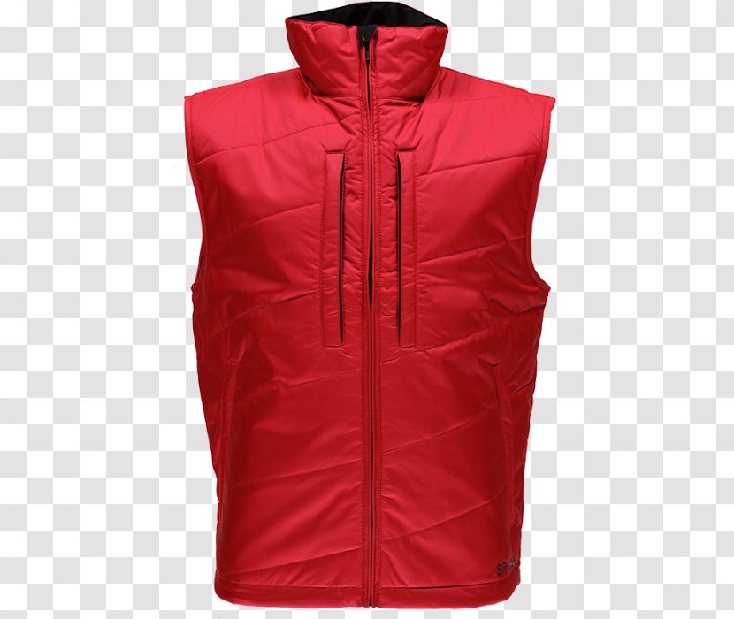 Gilets Spyder Sleeve Polar Fleece Uniform - Red Undershirt Transparent PNG