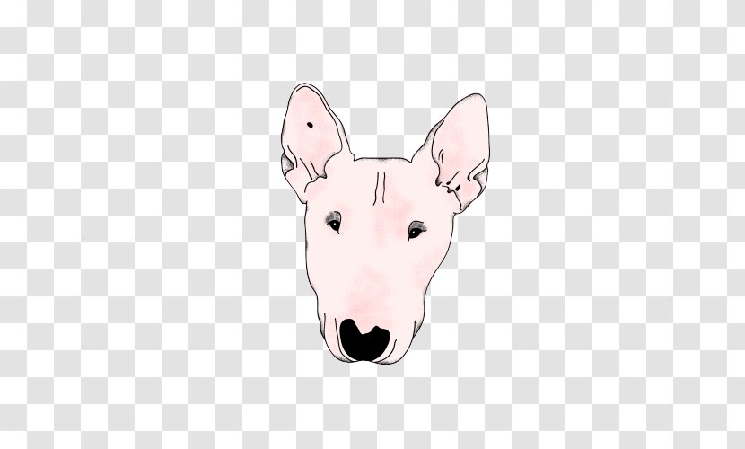 Bull Terrier (Miniature) Old English And White - Nonsporting Group - Tumblr Transparent PNG