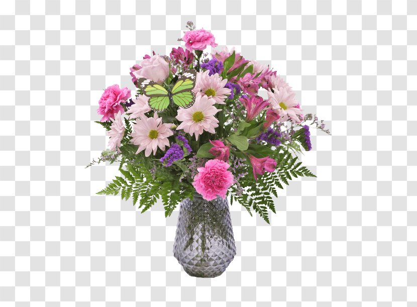 Flower Bouquet Flowering Plant Cut Flowers - Arranging - Flowerpot Gerbera Transparent PNG